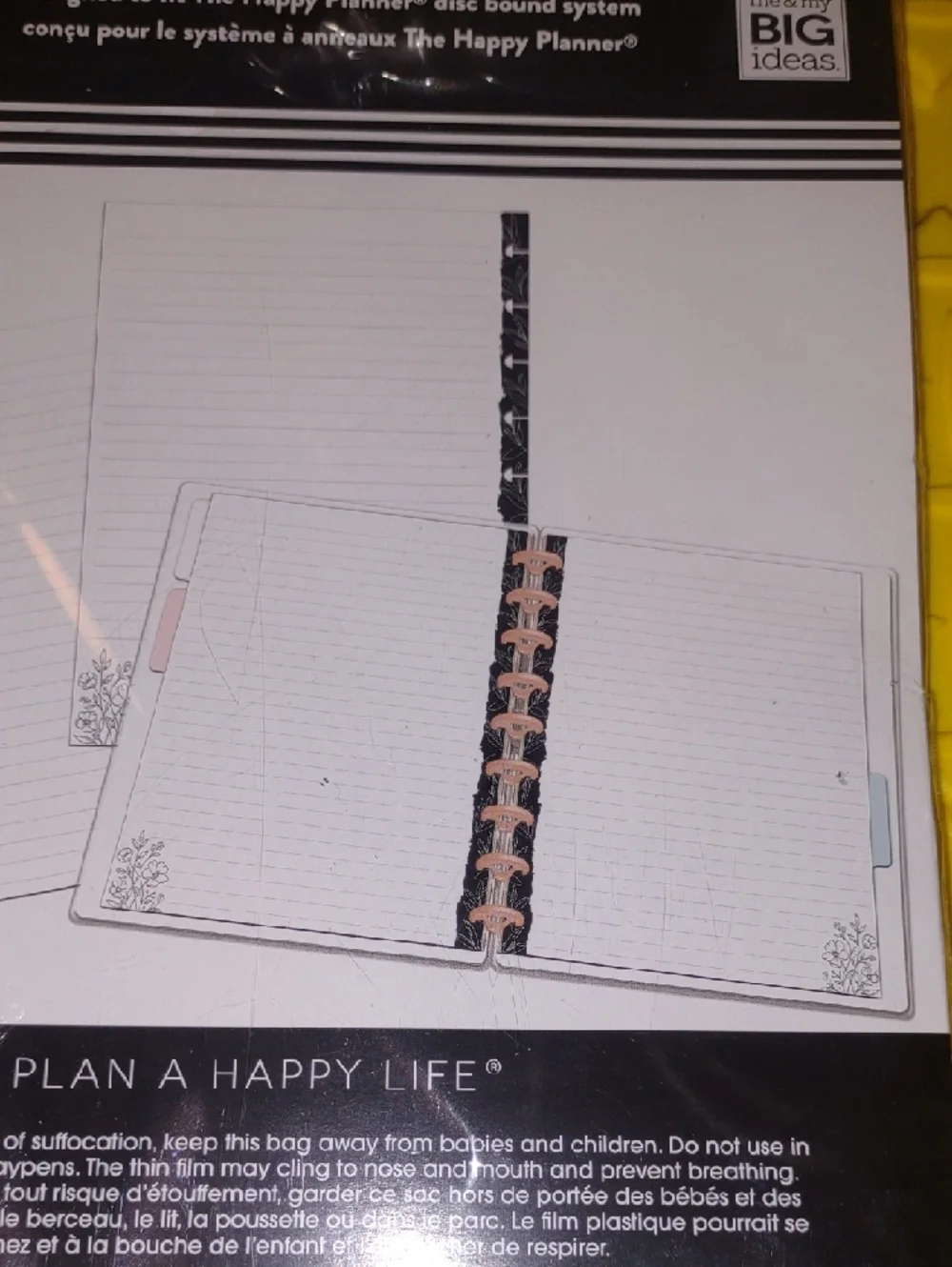 The Happy Planner Lined pages 40 – White NEW